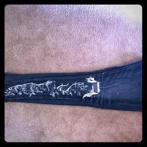 Men’s Bullhead stacked skinny jean 34x32